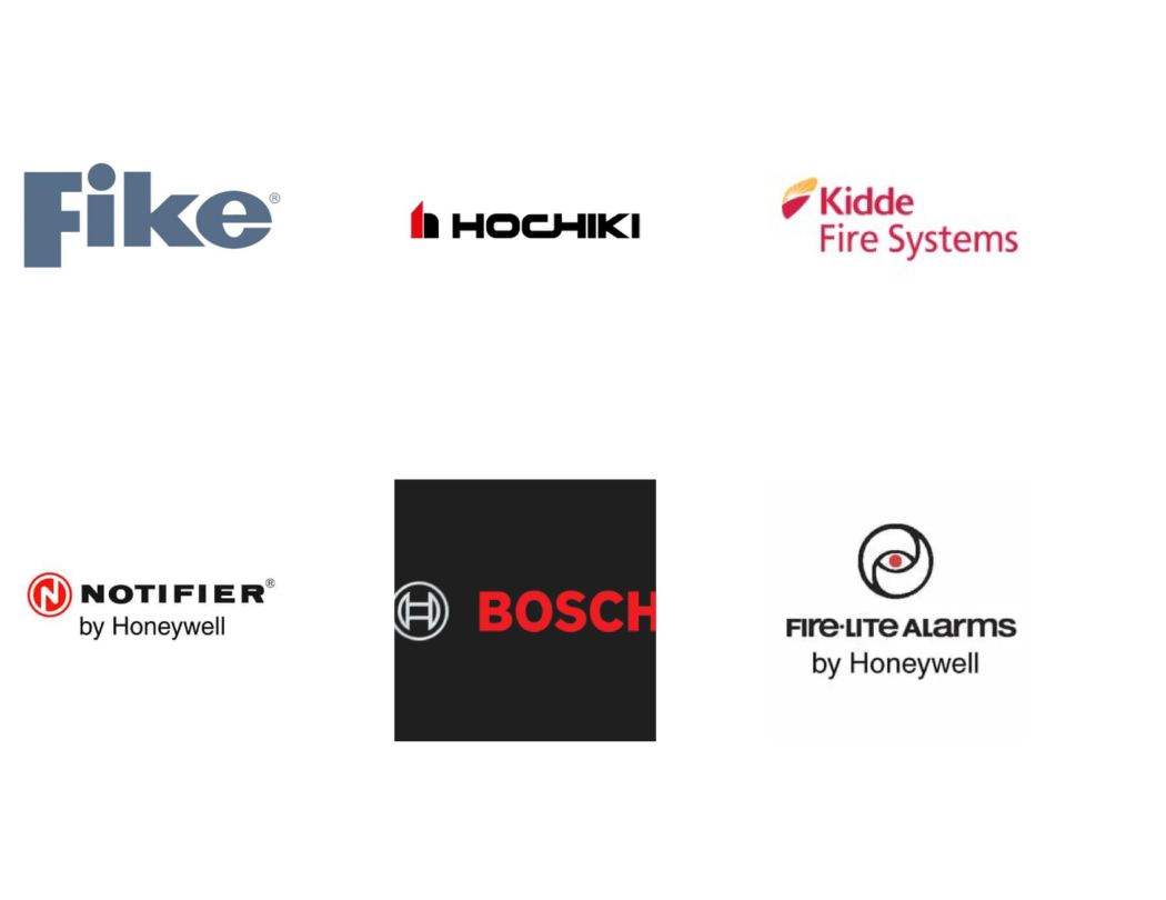 Marcas donde SIPCI se especializa: Fike, Hochiki, Kidde Fire Systems, Notifier by Honeywell, Bosch y Fire-Lite Alarms by Honeywell